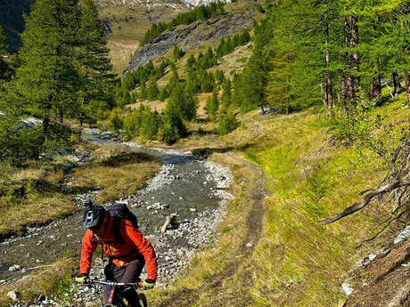Les Bertins - Abriès en VTT