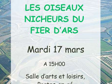 Vortrag „Die Brutvögel des Fier d'Ars“