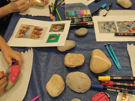 Atelier peinture sur galets