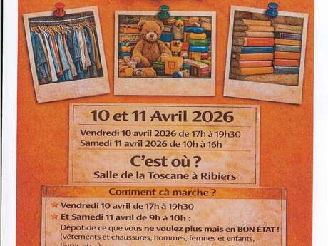 Marché gratuit ou Gratiferia à Ribiers