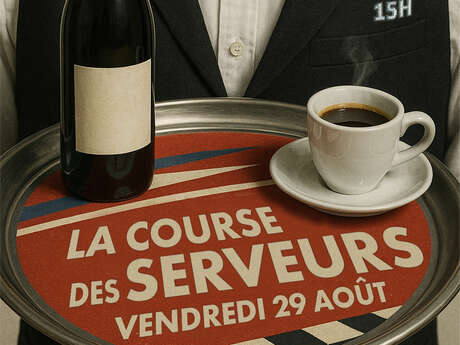 Course de serveuses et garçons de café