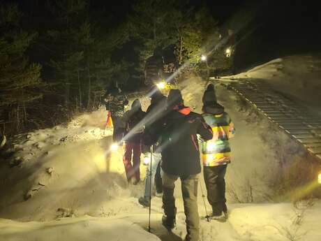 Balade aux lampions en nocturne