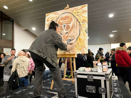 Graff live avec Niki