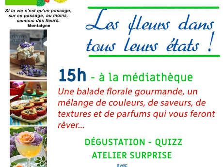 Atelier du Goût à la Médiathèque de Cazaubon