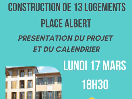 Public meeting - Work on Place Albert