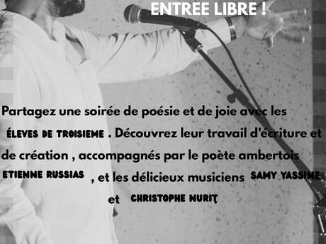 Soirée slam scolaire