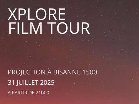 Xplore Alpes Festival Bisanne 1500 - Projection film outdoor