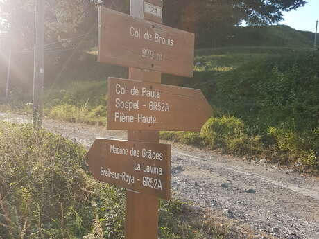 Randonnée VTT (AE) col de Brouis-panoramique du mont Grazian