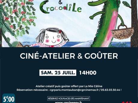 Ciné-atelier et goûter - RITA ET CROCODILE