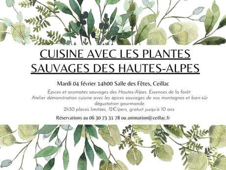 Atelier cuisine "Epices et aromates sauvages des Hautes-Alpes"