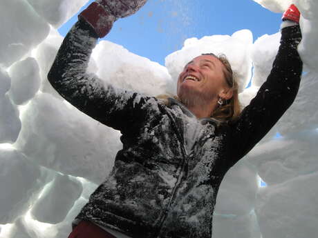 Construction d'igloo