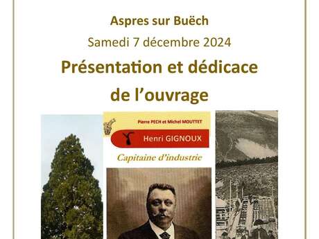 Présentation / Dédicace du livre "Henri Gignoux, capitaine d'industrie"