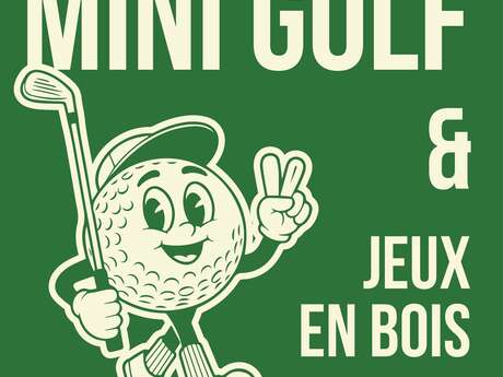Mini golf & jeux en bois