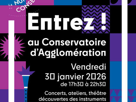 Entrez au Conservatoire d'Agglomération lors de La Nuit des Conservatoires