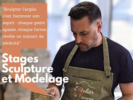 Les stages de sculpture et modelage d'Anthony