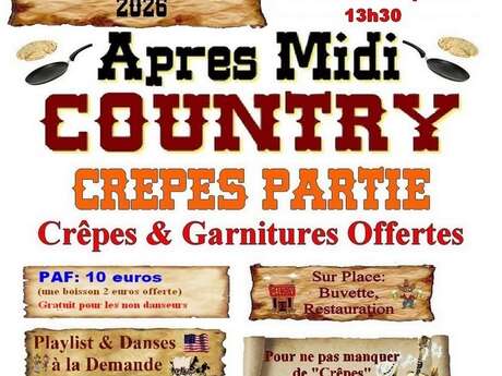 Après-midi country : crêpes partie