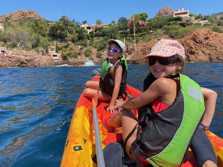 Balade guidée en kayak avec Passion Estérel