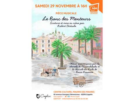 Le banc des menteurs" musical play