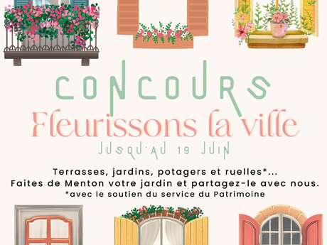 Concours "Fleurissons la ville"