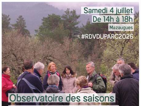 #RDVduParc • Observatoire des saisons, rencontre automnale