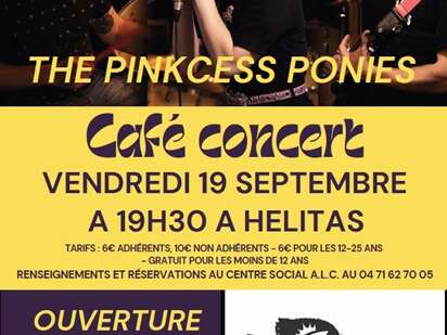 Café concert Hélitas avec The Pinkcess Ponies