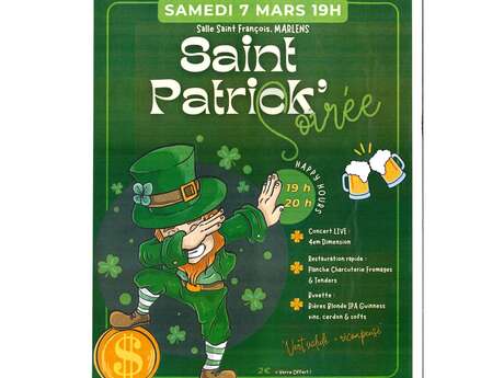 Soirée Saint Patrick à Marlens !