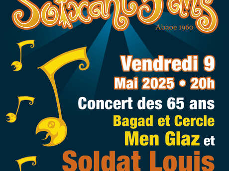 Concert : Bagad Men Glaz : Concert des 65 ans