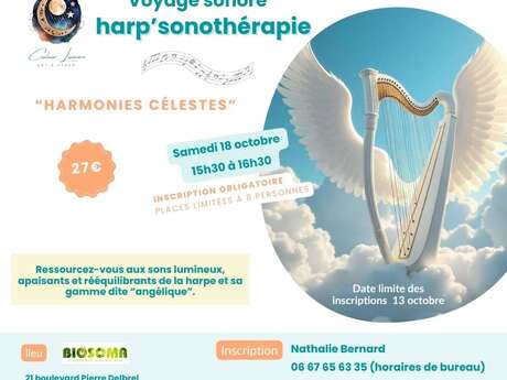 Voyage sonore à la harpe "harmonies célestes"