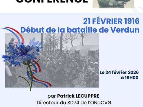 Conférence " 21 février 1916 : début de la bataille de Verdun » par Patrick Lecuppre