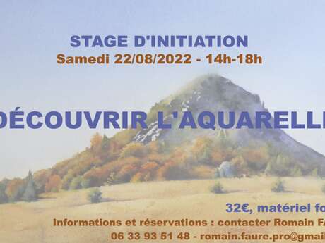 Stage d'initiation à l'aquarelle