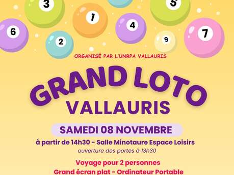 Grand Loto de l'UNRPA Vallauris