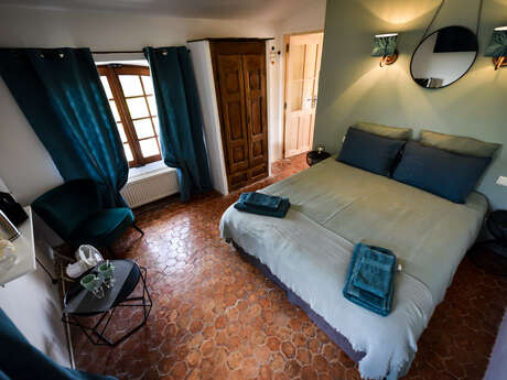 La Bastide de l'Adrech : chambre Cèdre du Liban