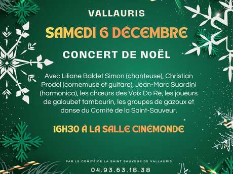 Concert de Noel du Comité de la Saint Sauveur