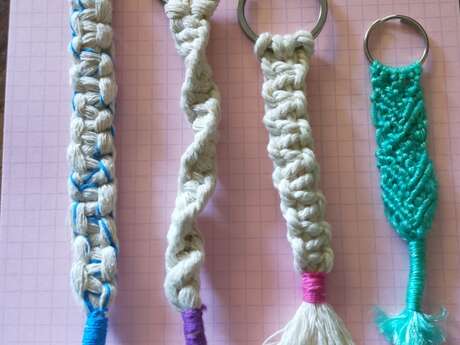 Atelier macramé avec Corinne