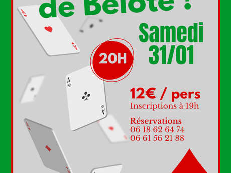 Concours de belote - COMPLET