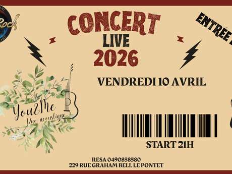 Concert Live You & Me Duo Accoustique