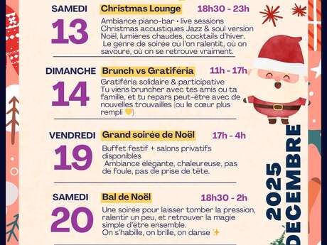 Grande soirée de Noël au Canotier