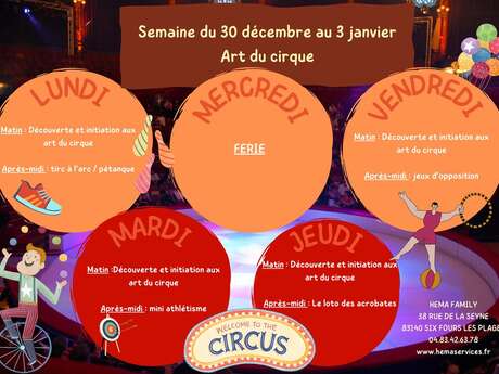 Circus Art" workshop - Hema Family