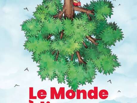 Movie and snack at Les Rhodos cinema:  The world turned upside down