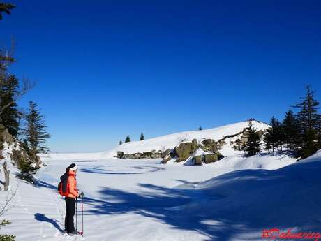 Journée raquettes à Neige en Haute Ariège avec le Dahu Ariégeois