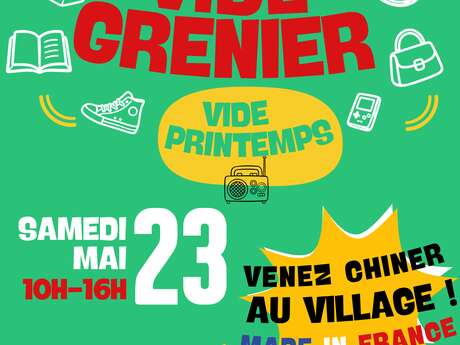 Vide grenier - Vide Printemps