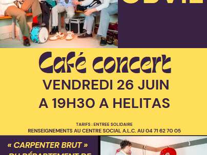 Café concert Hélitas avec Obvie