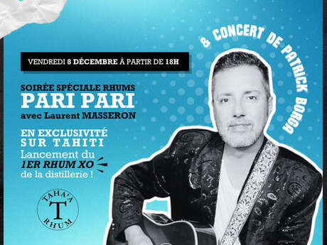 Patrick Borga en concert - Café de la Gare
