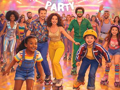 Roller disco party
