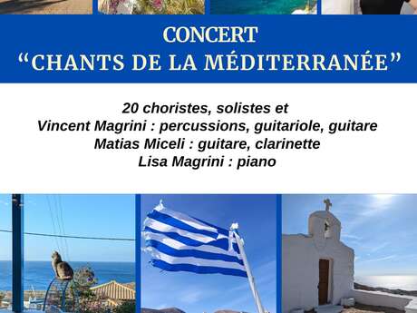 Concert : Chants de la Méditerranée - Ecole de chant Magrini et association Vox Vagans