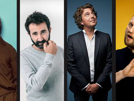 Spectacle humour : Mathieu Madenian, Philippe Caverivière, Oldelaf, Alex Vizorek