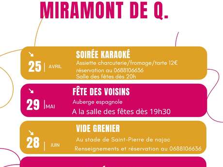 Marché gourmand à Miramont-de-Quercy