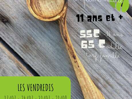Fabrique ta cuillère en bois