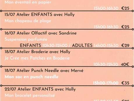 Ateliers créatifs - Authentikà