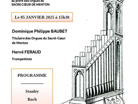 Concert d'orgue à Menton